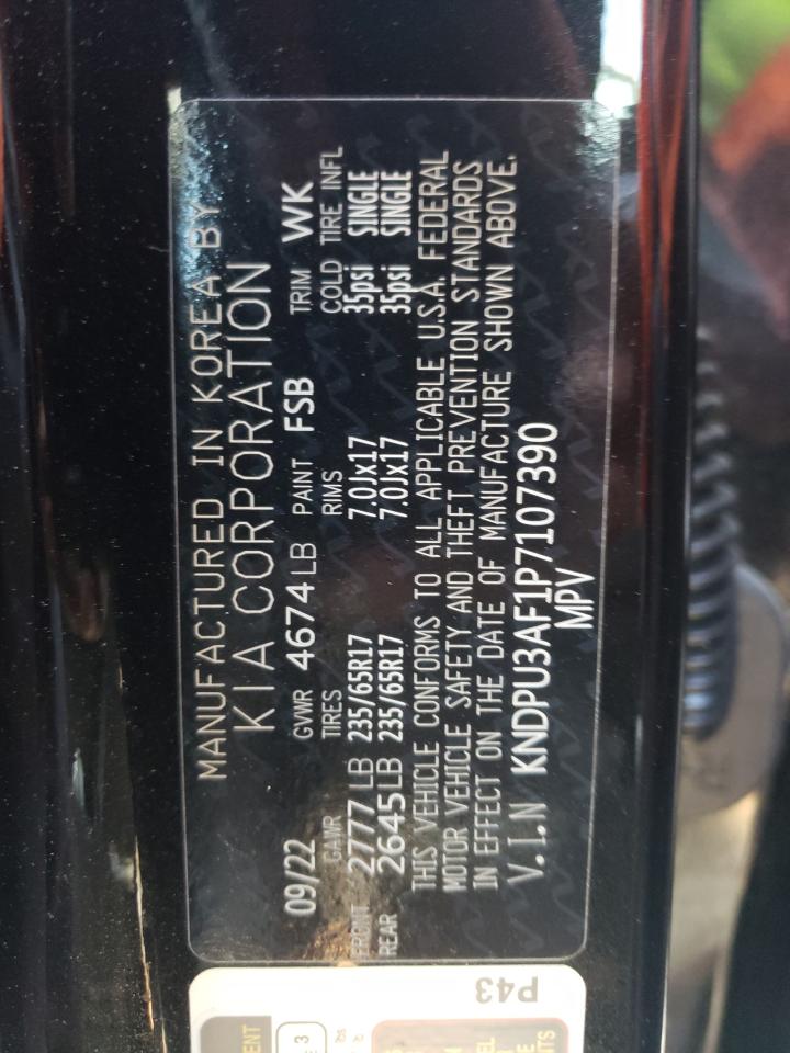 2023 KIA SPORTAGE LX VIN:KNDPU3AF1P7107390