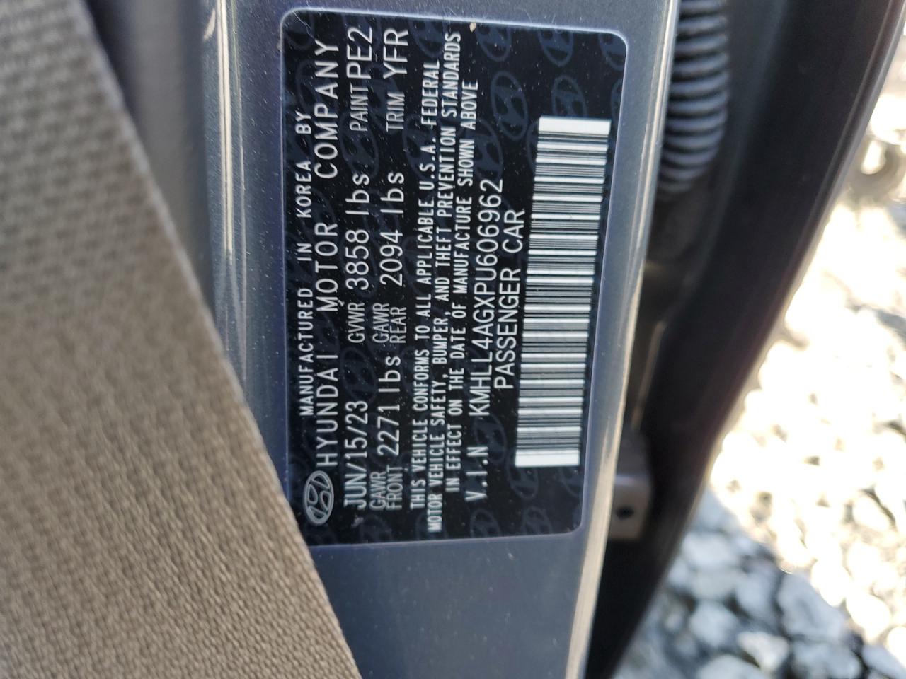 2023 HYUNDAI ELANTRA SE VIN:KMHLL4AGXPU606962