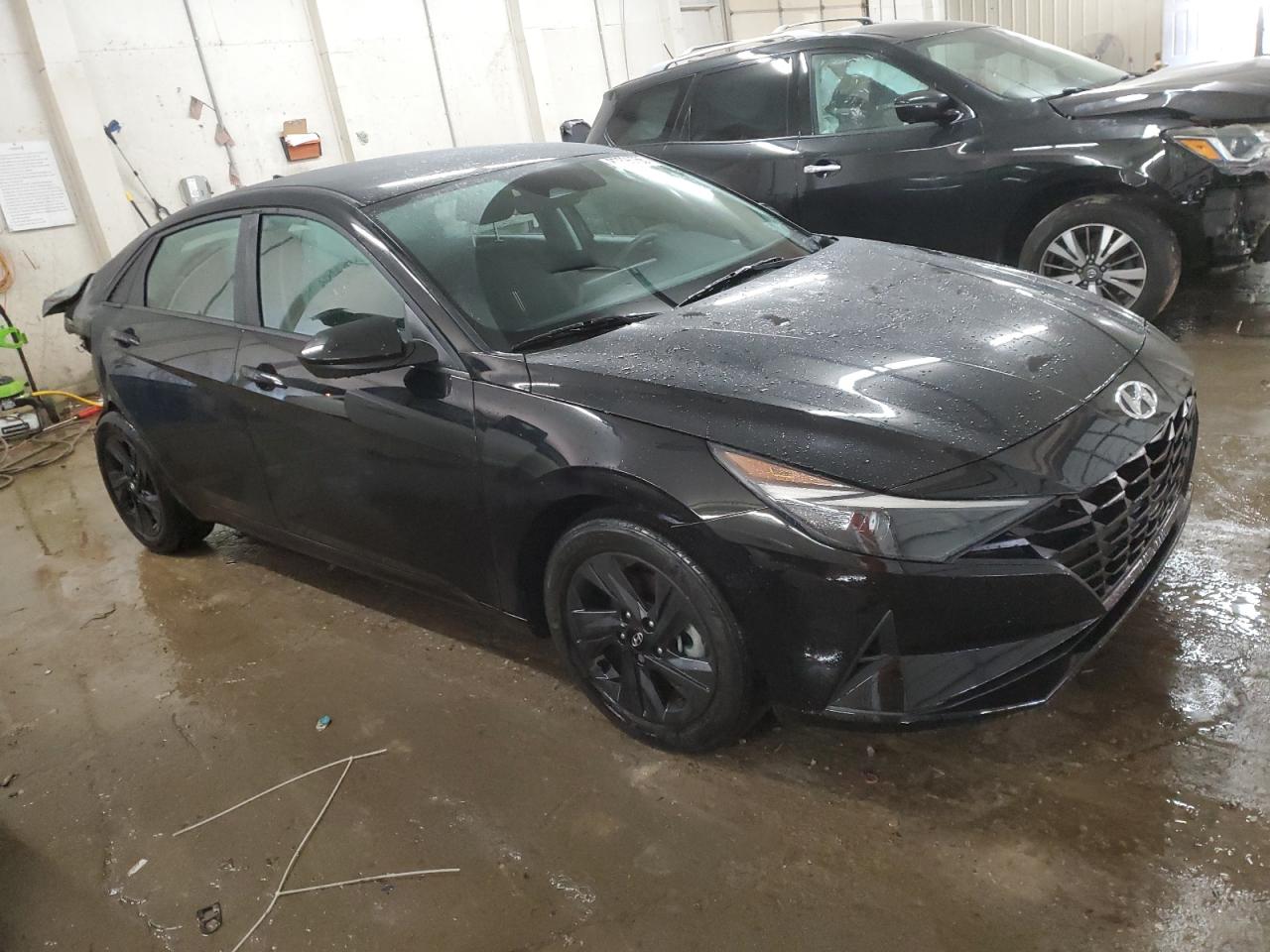 2022 HYUNDAI ELANTRA BLUE VIN:KMHLM4AJ2NU016907