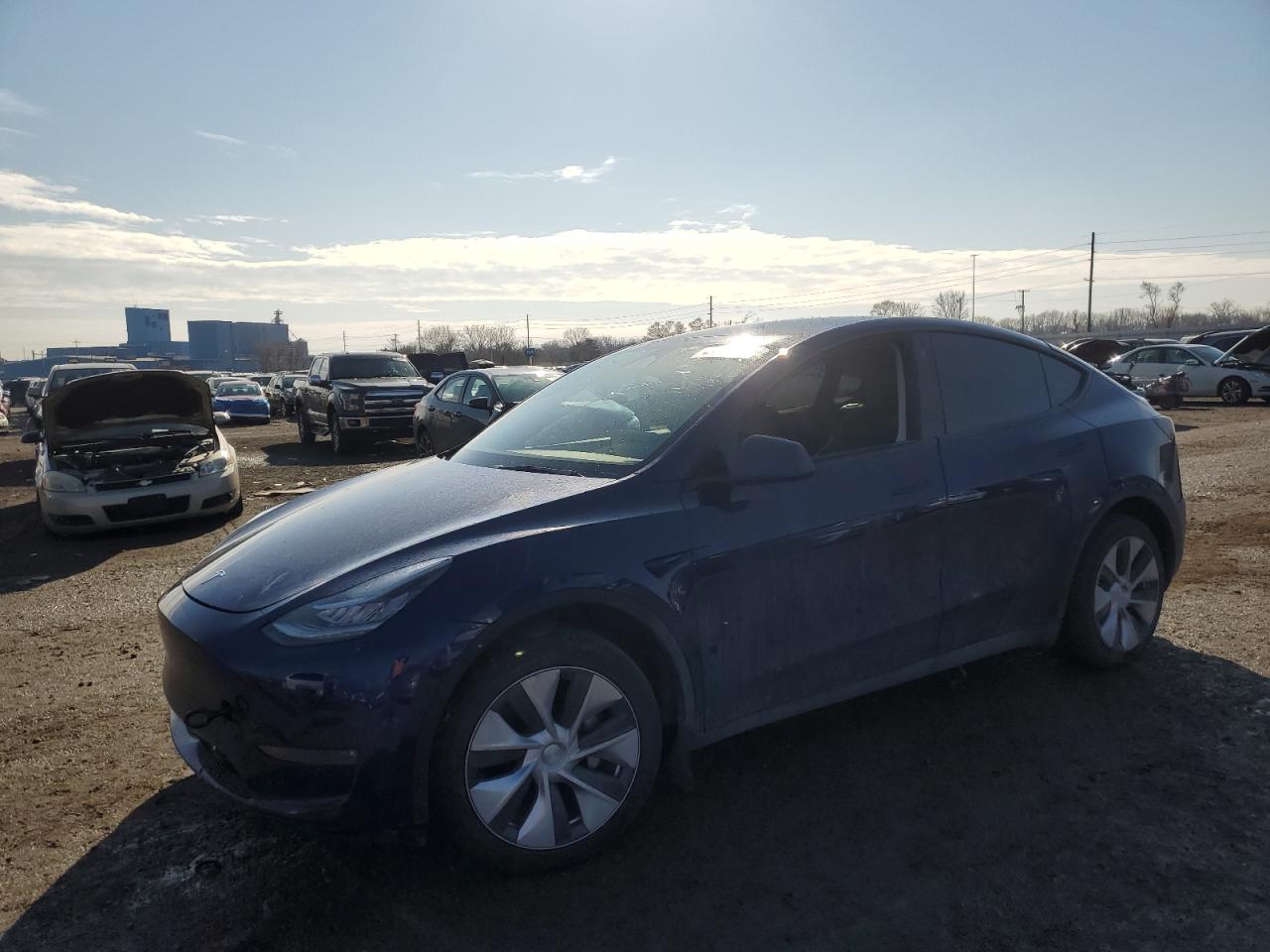2022 TESLA MODEL Y  VIN:7SAYGDEE7NA019888