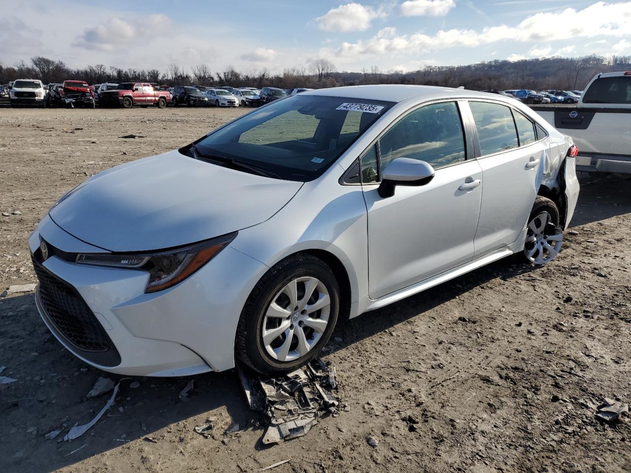 2022 TOYOTA COROLLA LE VIN:JTDEPMAE2N3013650