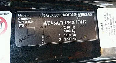 2015 BMW 528 WBA5A7107FD817412 VIN:WBA5A7107FD817412