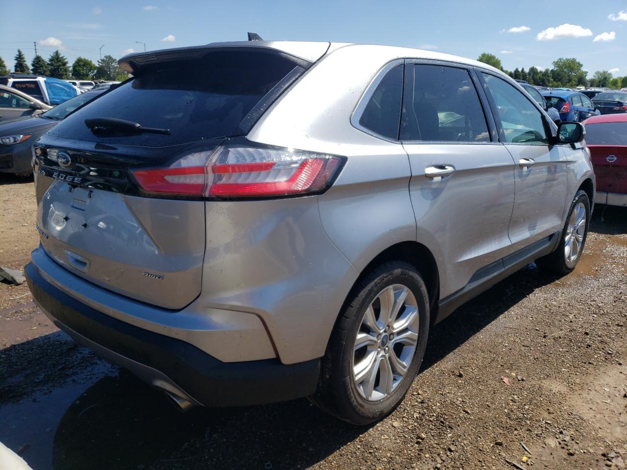 2022 FORD EDGE TITANIUM VIN:2FMPK4K96NBA10741