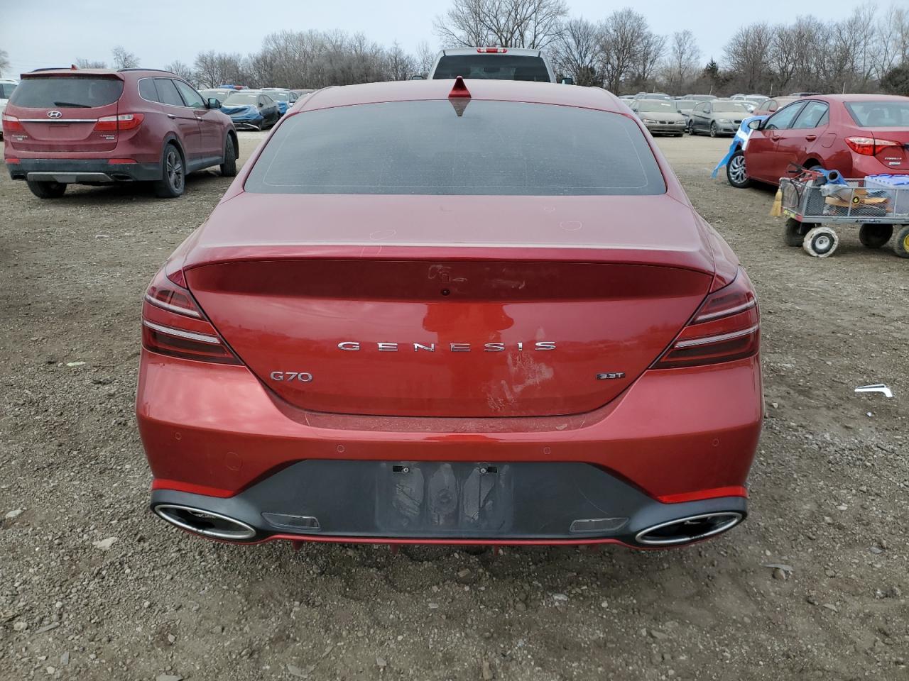 2022 GENESIS G70 BASE VIN:KMTG54TE4NU088387