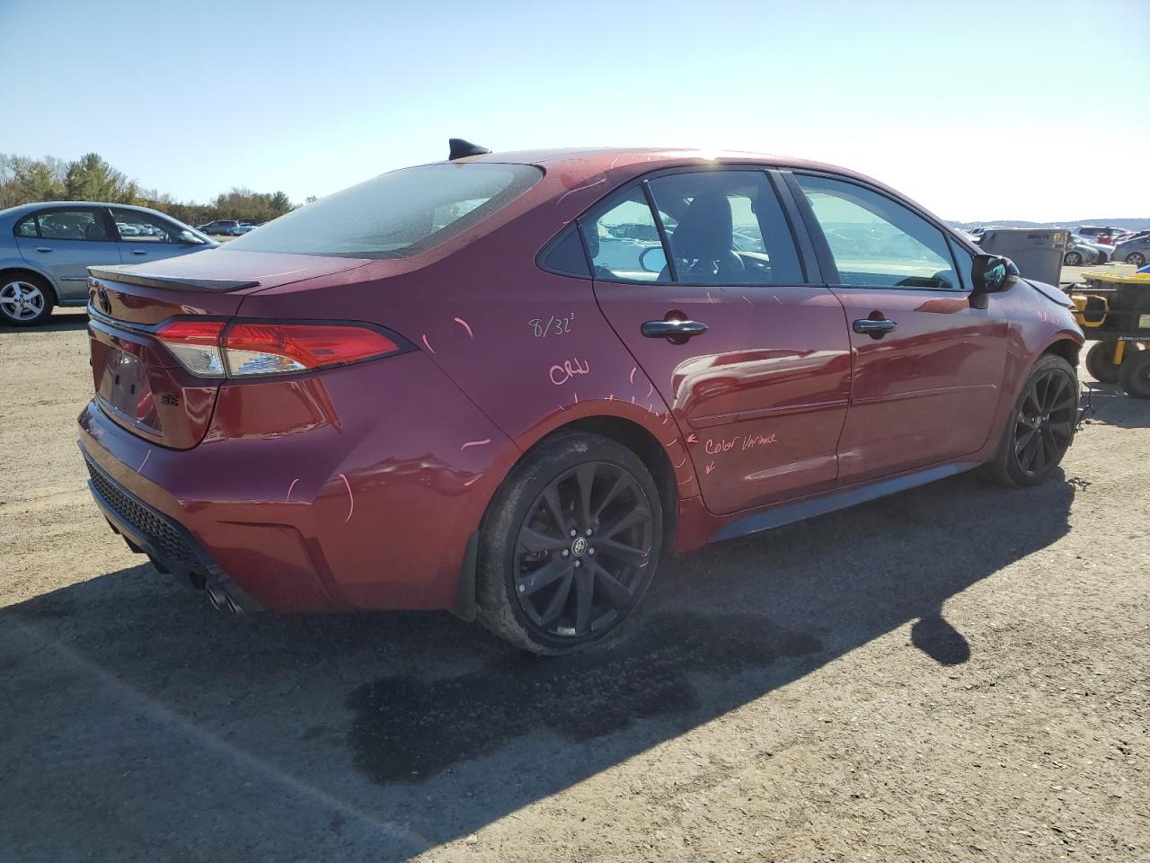 2022 TOYOTA COROLLA SE VIN:5YFS4MCE7NP104056