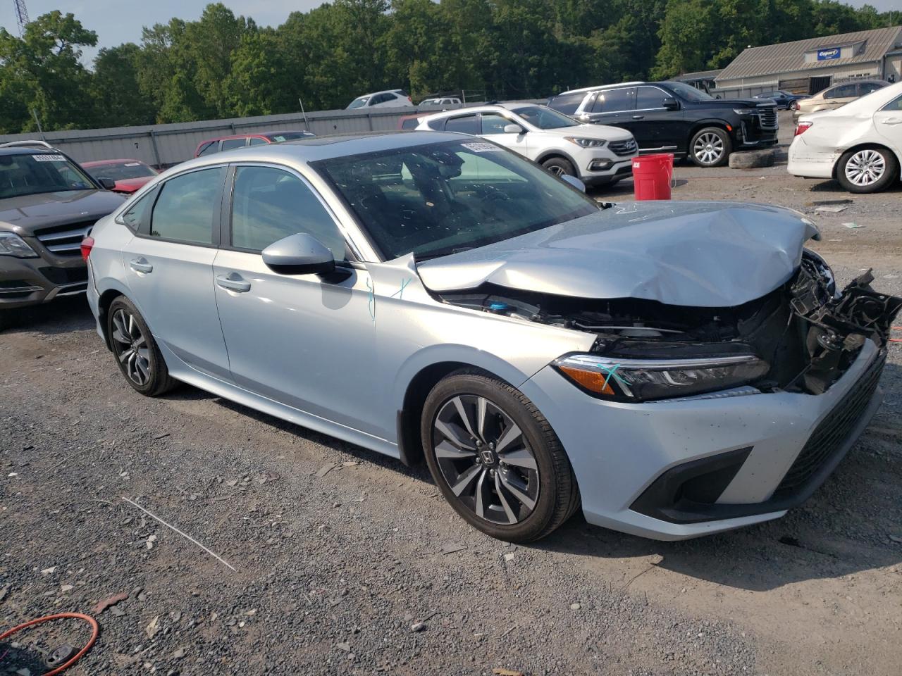 2022 HONDA CIVIC EX VIN:2HGFE1F74NH306435