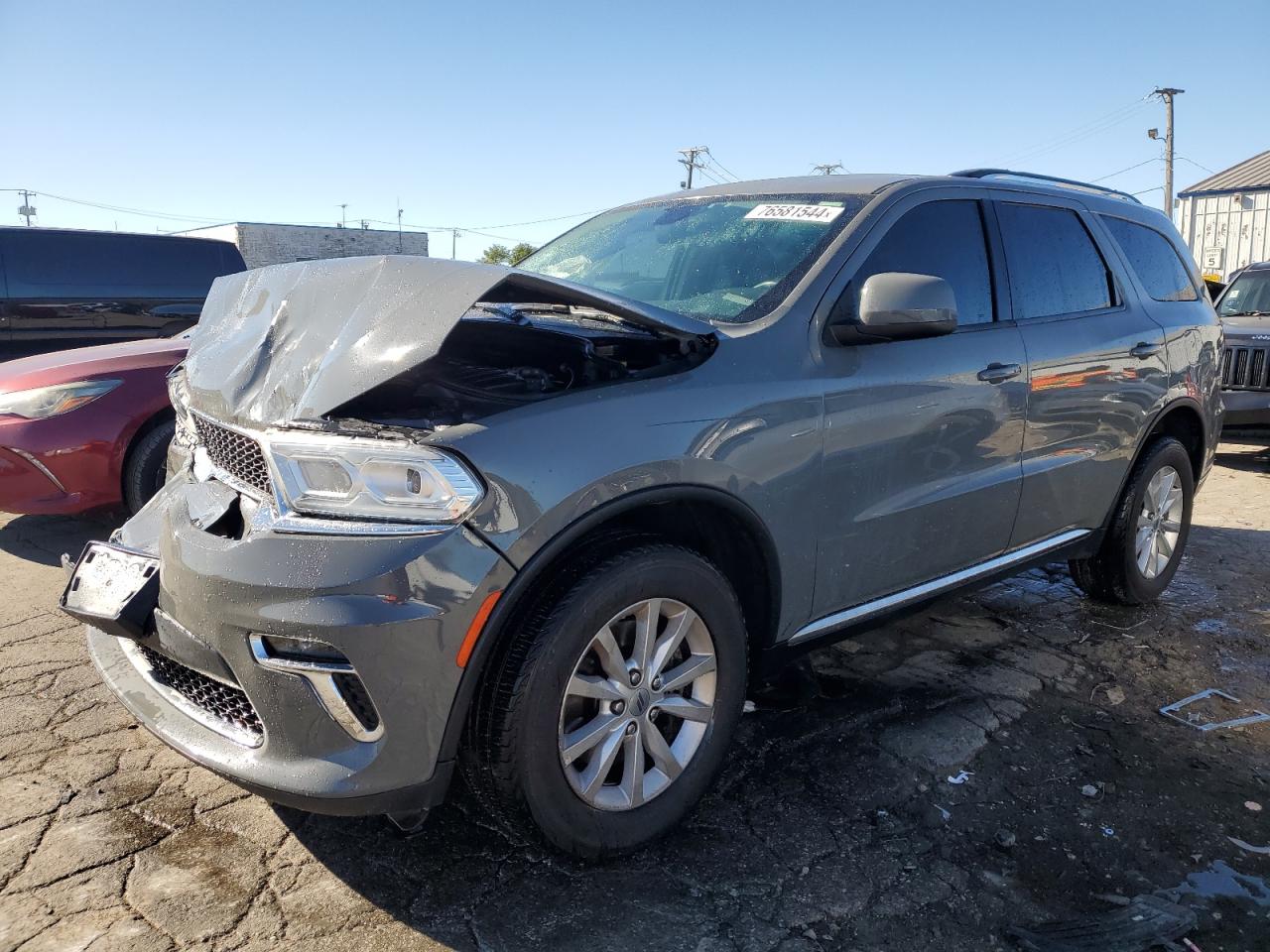 2022 DODGE DURANGO SXT VIN:1C4RDJAGXNC157957