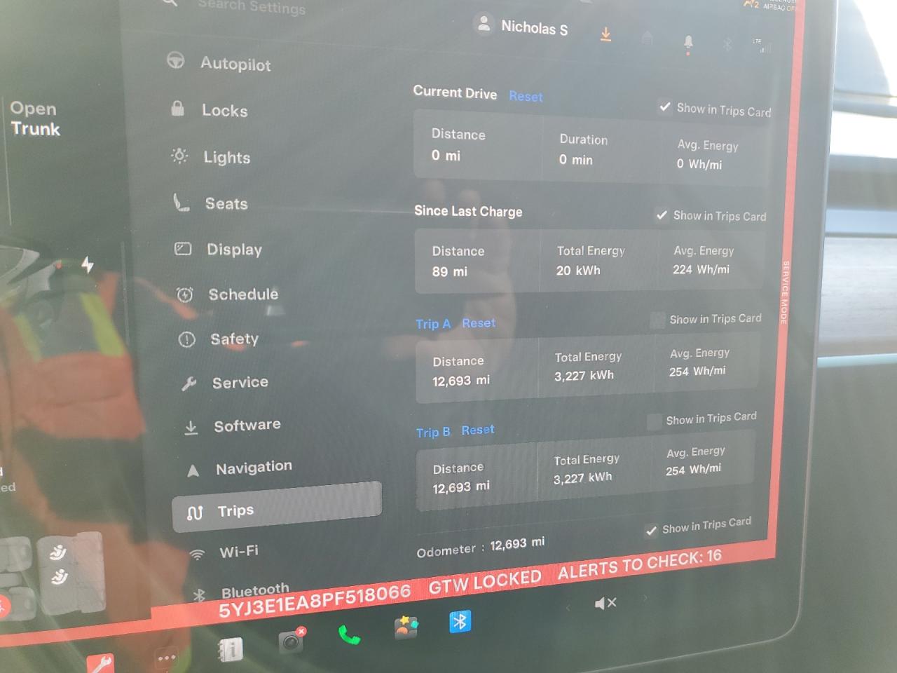 2023 TESLA MODEL 3  VIN:5YJ3E1EA8PF518066