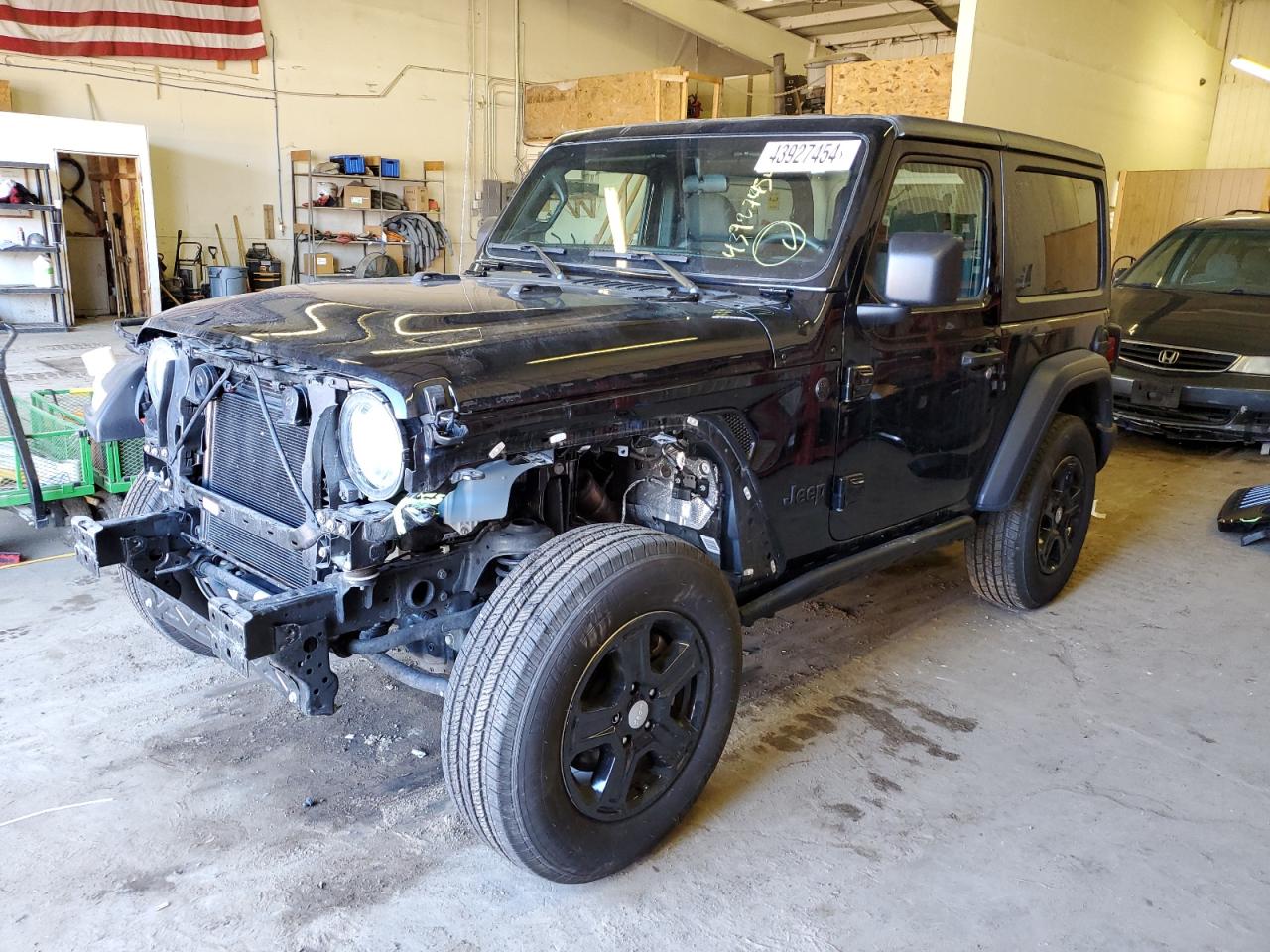 2022 JEEP WRANGLER SPORT VIN:1C4GJXAG0NW264470