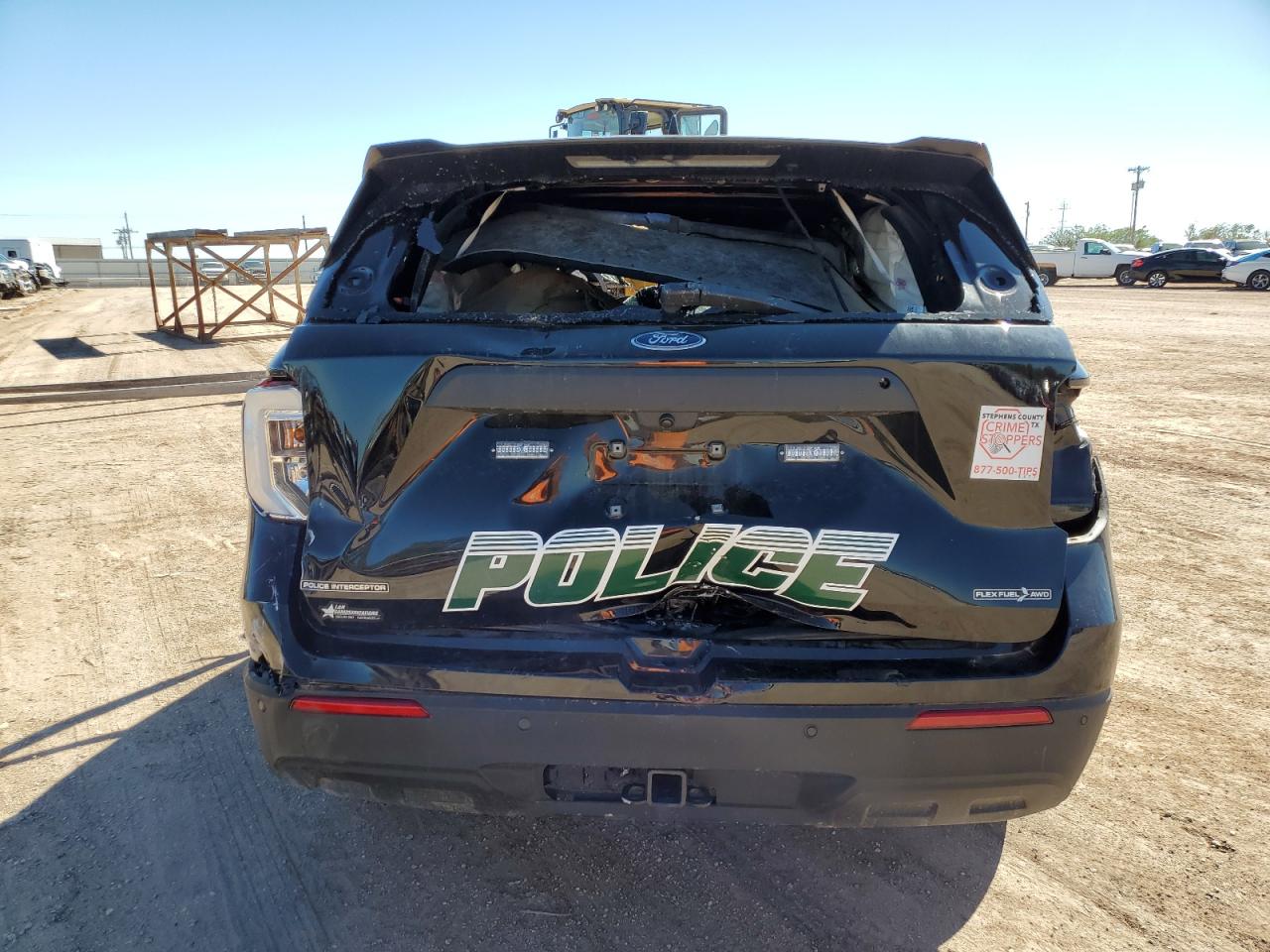 2023 FORD EXPLORER POLICE INTERCEPTOR VIN:1FM5K8AB4PGA18884