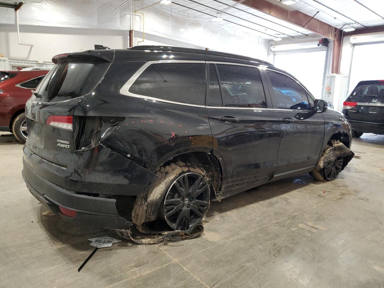 2022 HONDA PILOT SE VIN:5FNYF6H29NB102397