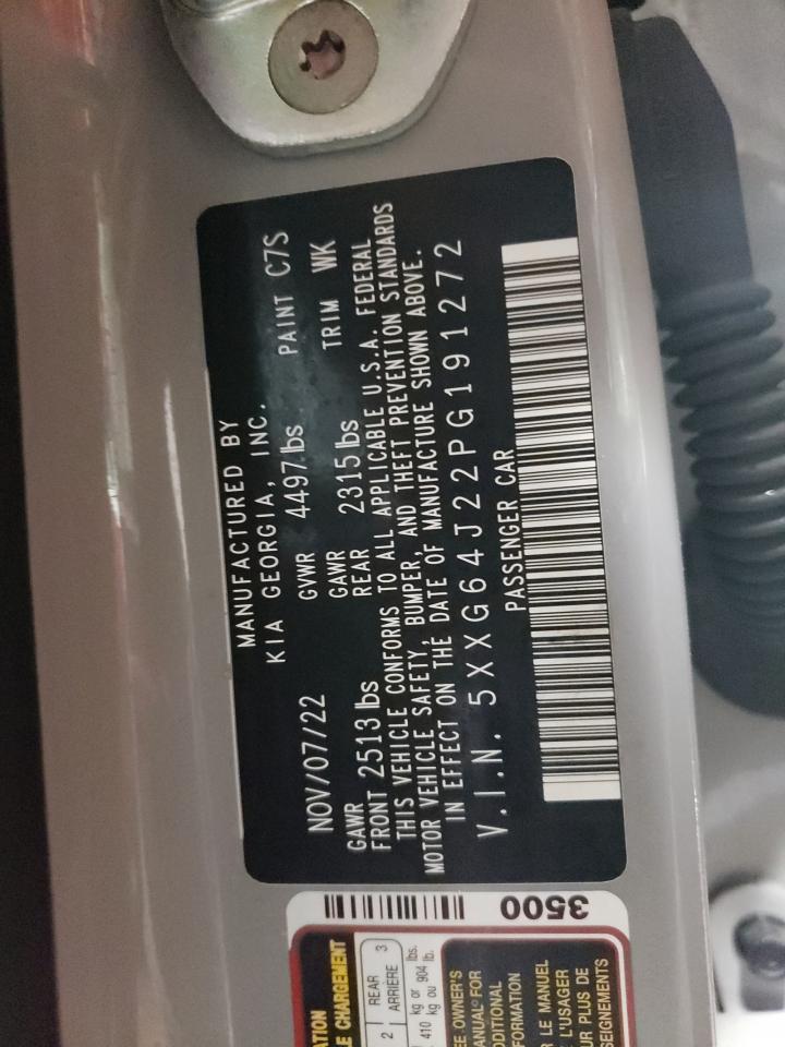 2023 KIA K5 GT LINE VIN:5XXG64J22PG191272