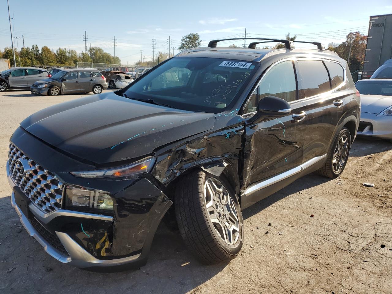 2022 HYUNDAI SANTA FE SEL PREMIUM VIN:KM8S3DA19NU056304