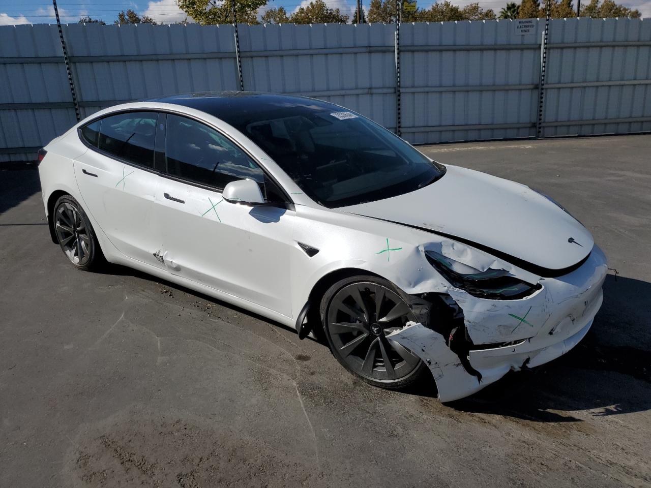 2022 TESLA MODEL 3  VIN:5YJ3E1EB3NF123430