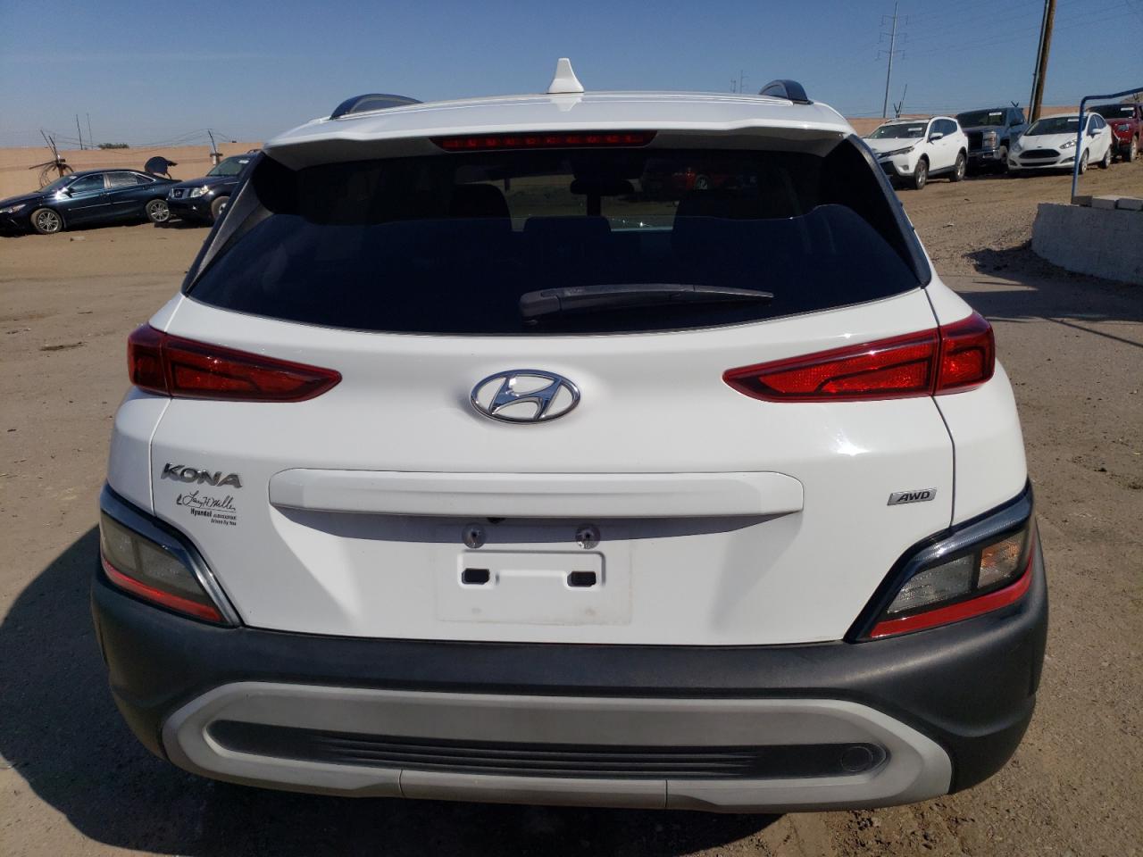 2022 HYUNDAI KONA SEL VIN:KM8K6CAB0NU892268