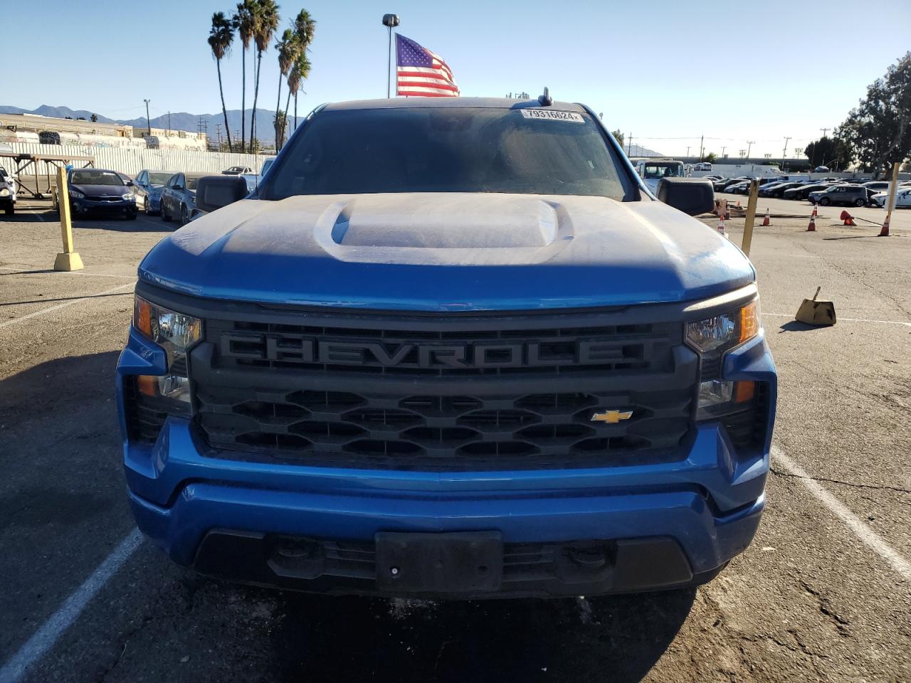 2022 CHEVROLET SILVERADO C1500 CUSTOM VIN:3GCPABEK8NG556562
