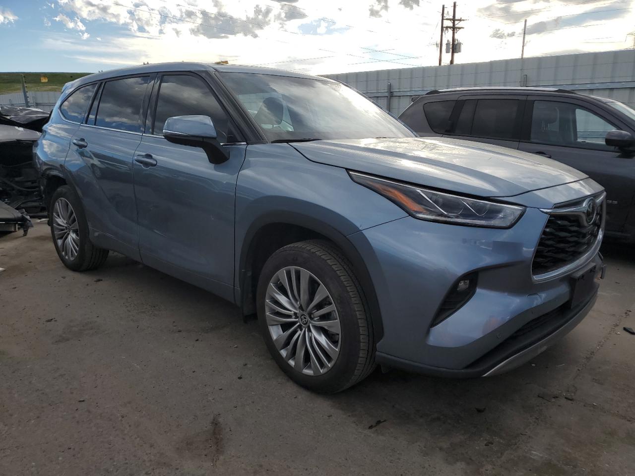 2022 TOYOTA HIGHLANDER PLATINUM VIN:5TDFZRBH7NS197504