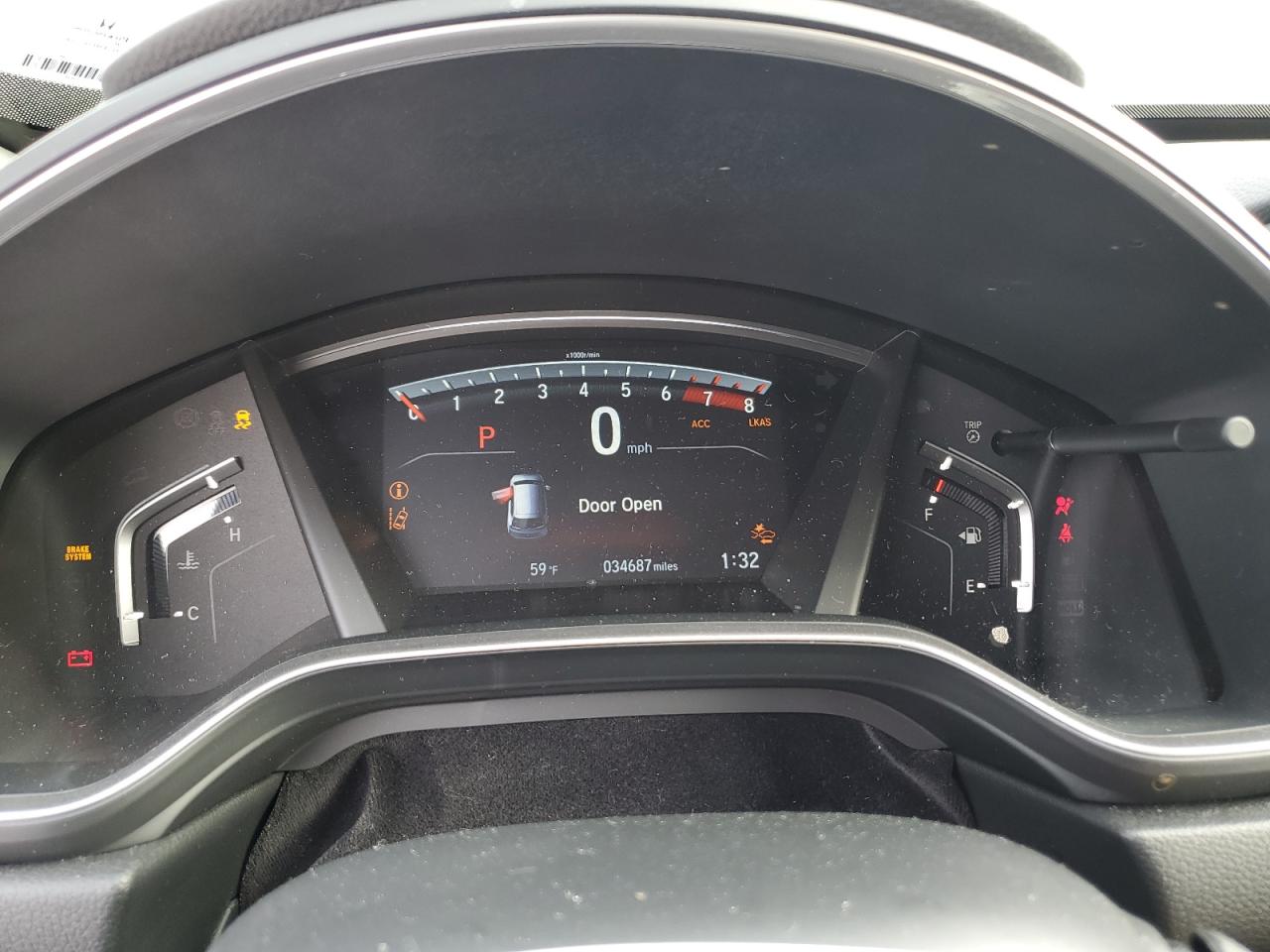 2022 HONDA CR-V TOURING VIN:7FARW2H99NE002301