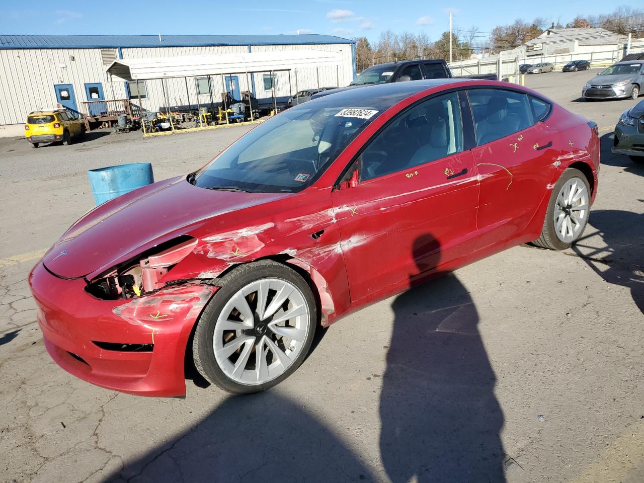 2023 TESLA MODEL 3  VIN:5YJ3E1EB7PF461397