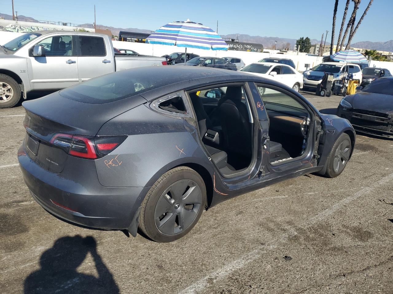 2022 TESLA MODEL 3  VIN:5YJ3E1EB1NF163084