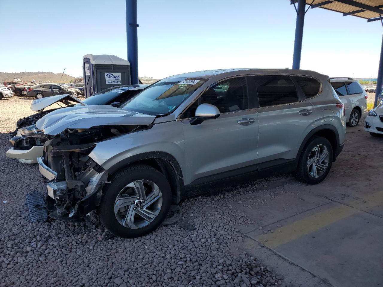 2022 HYUNDAI SANTA FE SE VIN:5NMS14AJXNH426855