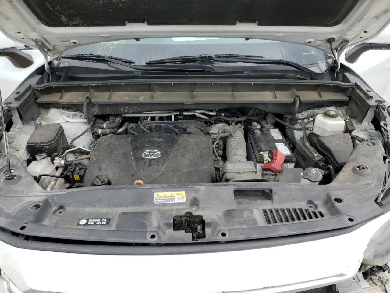 2022 TOYOTA HIGHLANDER L VIN:5TDCZRAH0NS096129