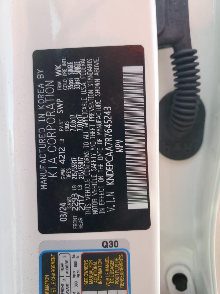 2024 KIA SELTOS LX VIN:KNDEPCAA7R7645243