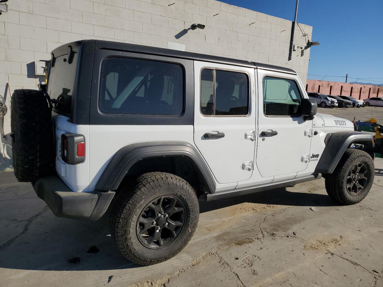 2022 JEEP WRANGLER UNLIMITED SPORT VIN:1C4HJXDG8NW140737