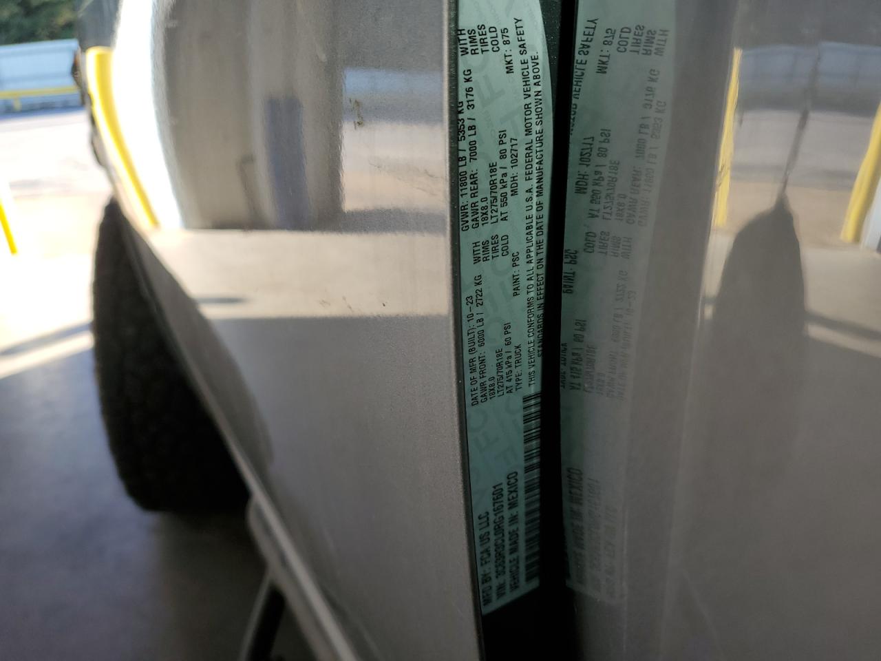 2024 RAM 3500 TRADESMAN VIN:3C63R3CL0RG167601