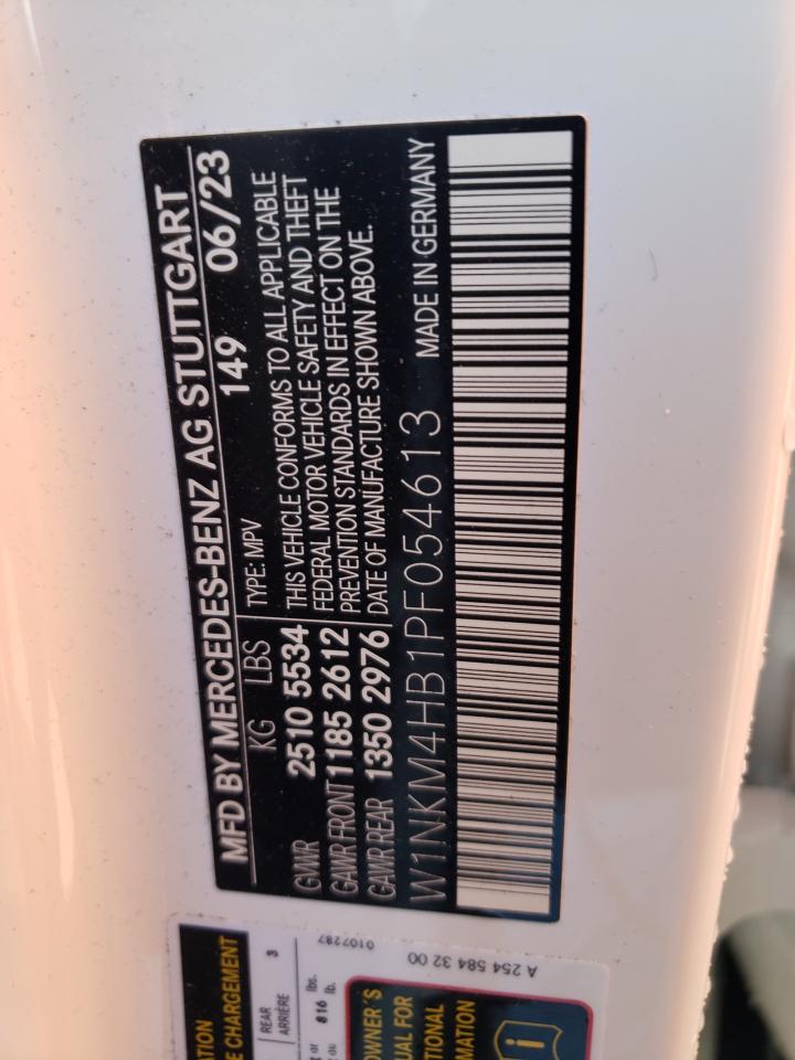 2023 MERCEDES-BENZ GLC 300 4MATIC VIN:W1NKM4HB1PF054613