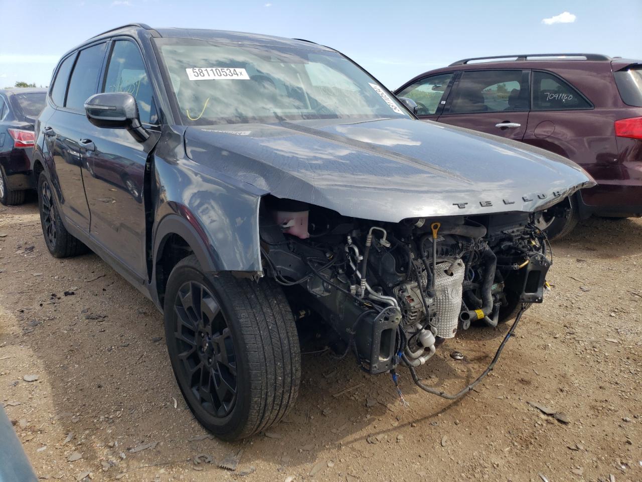 2022 KIA TELLURIDE SX VIN:5XYP5DHC2NG262478