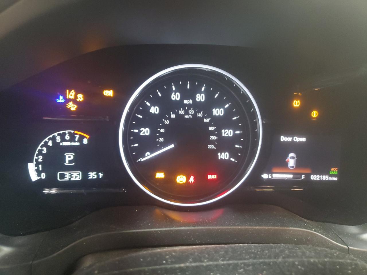 2022 HONDA HR-V EX VIN:3CZRU6H55NM741922