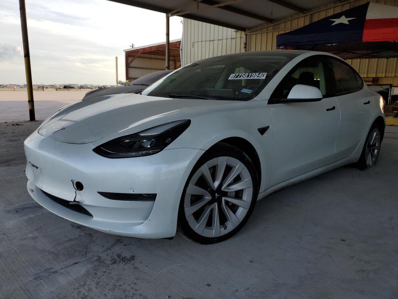 2023 TESLA MODEL 3  VIN:5YJ3E1EA4PF437324