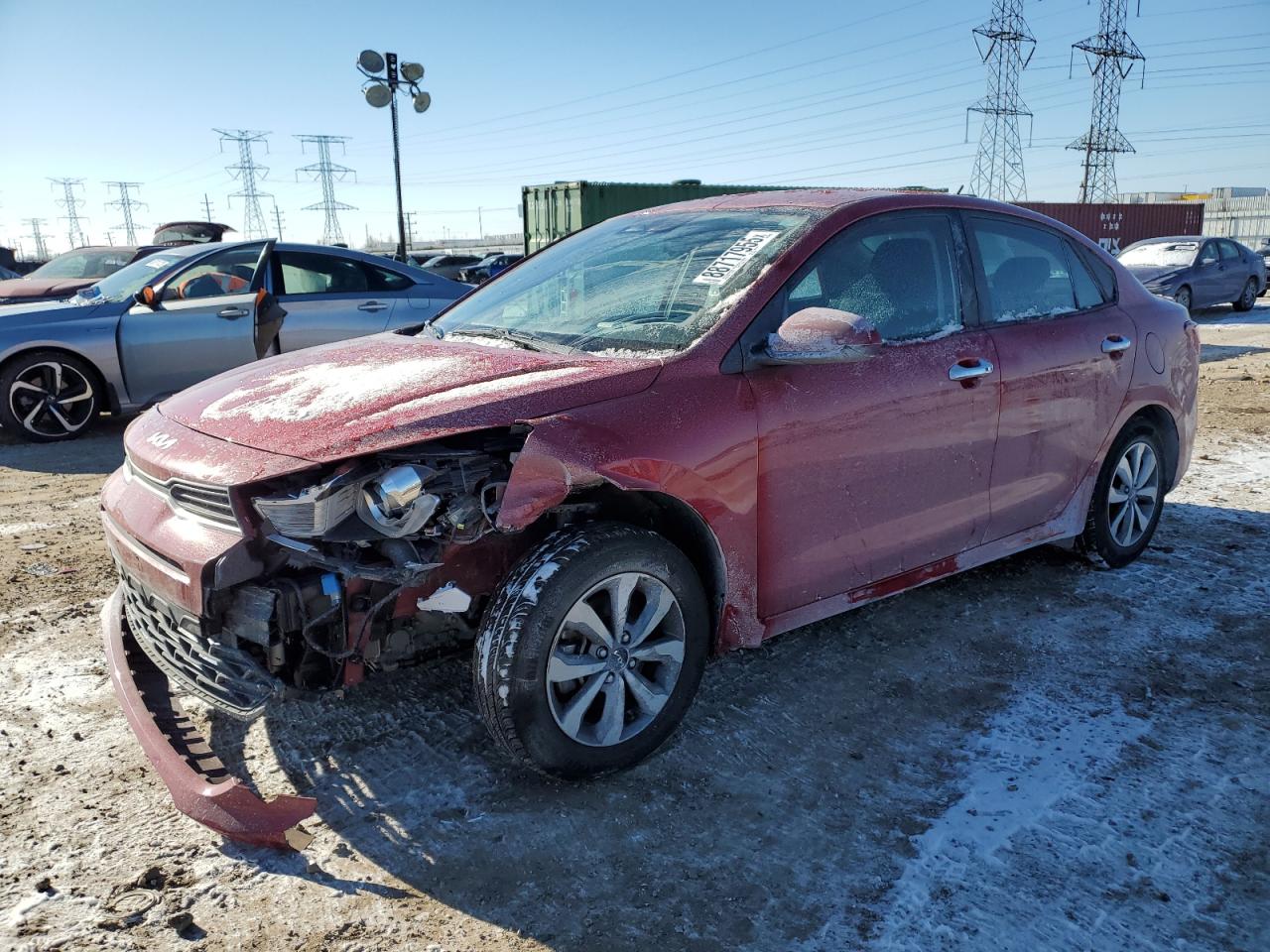 2022 KIA RIO LX VIN:3KPA24AD2NE483433