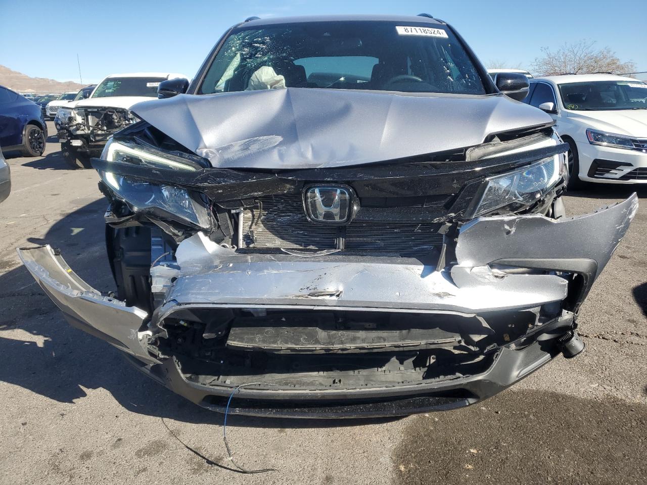 2022 HONDA PILOT SPORT VIN:5FNYF6H35NB049576