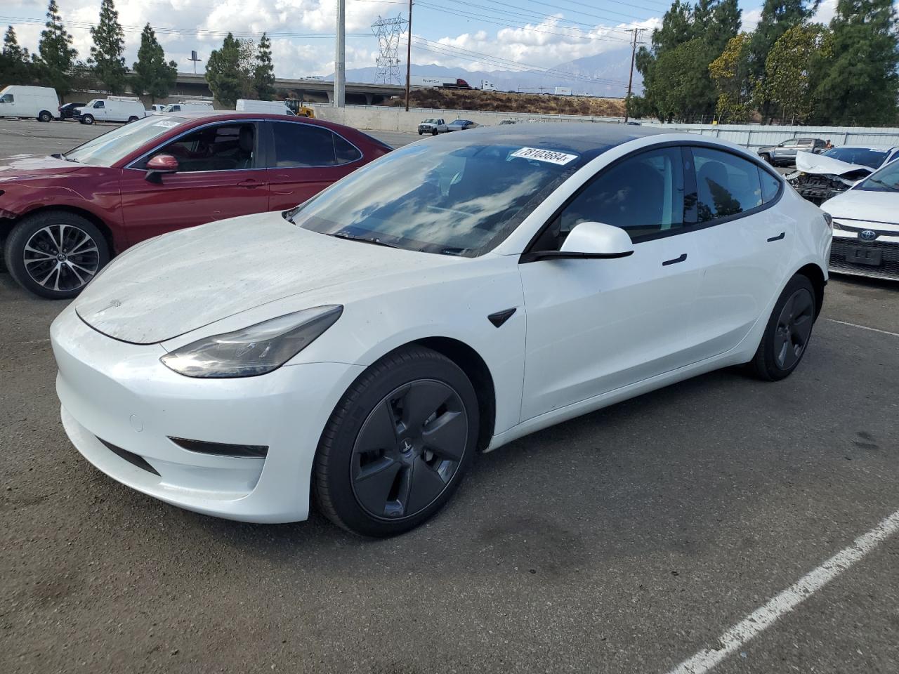 2023 TESLA MODEL 3  VIN:5YJ3E1EA1PF598293