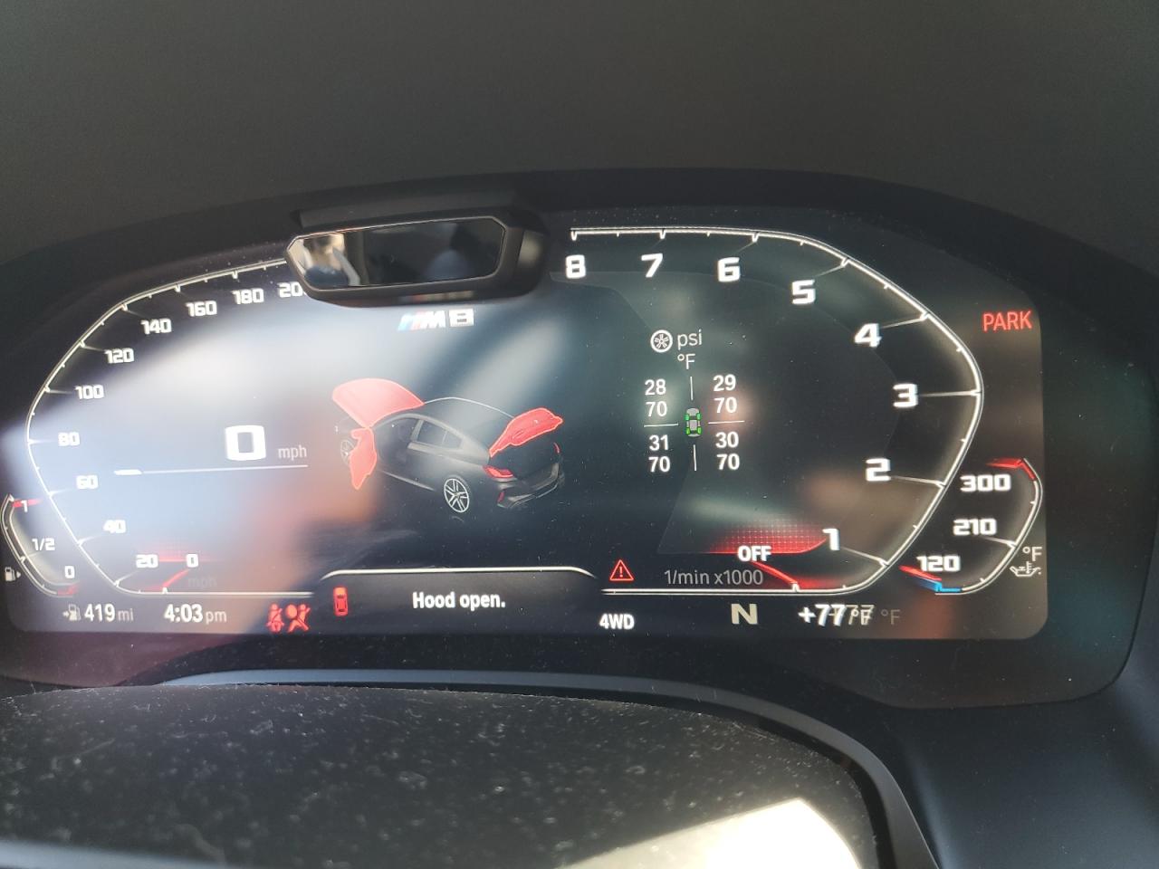 2023 BMW M8  VIN:WBSGV0C0XPCM43253