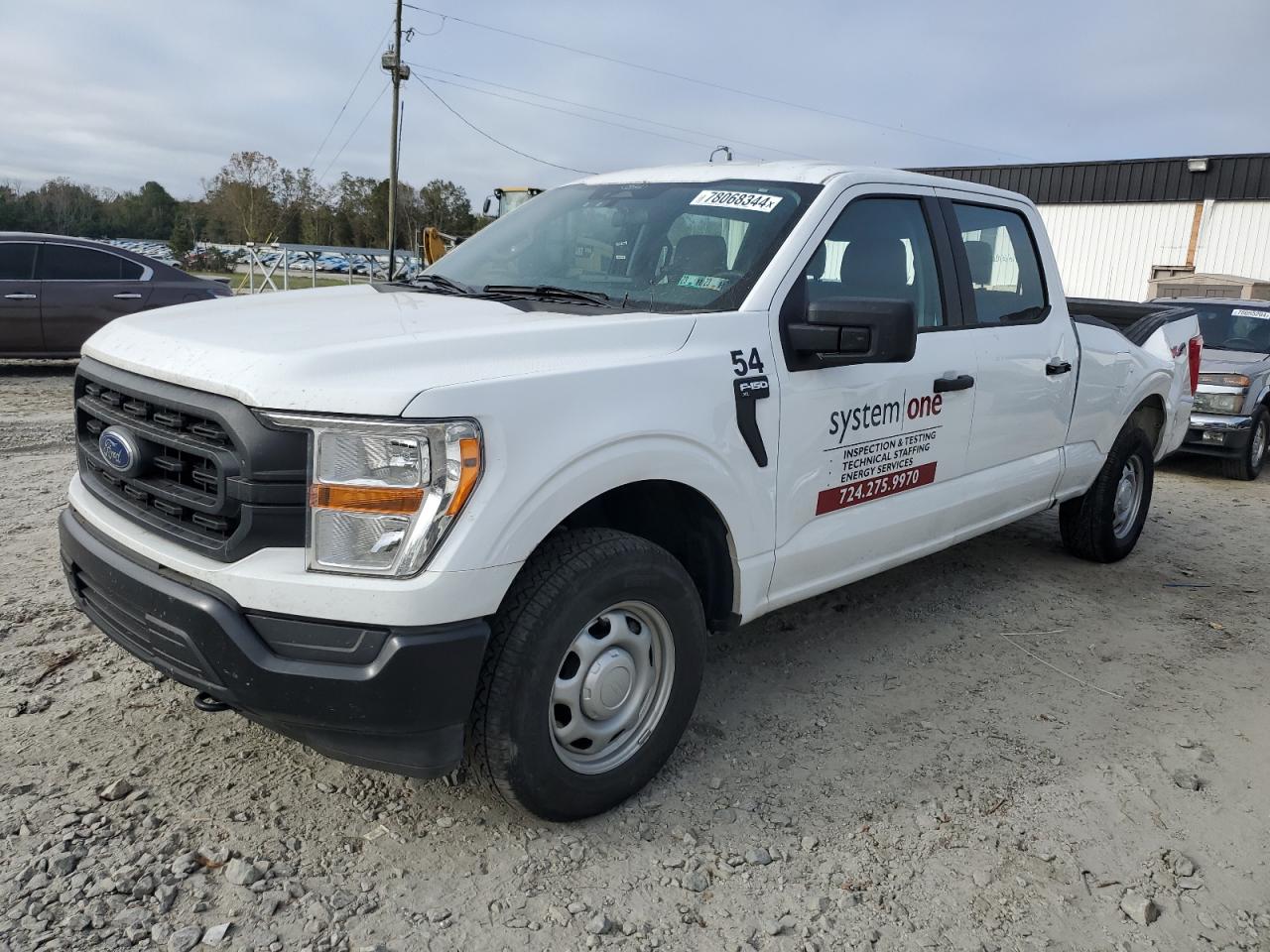 2022 FORD F150 SUPERCREW VIN:1FTFW1E59NKF06618
