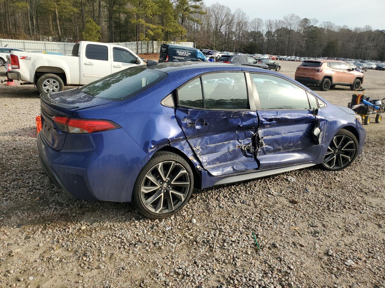 2022 TOYOTA COROLLA XSE VIN:5YFT4MCE4NP118419