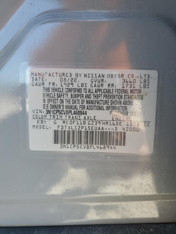 2023 NISSAN KICKS SV VIN:3N1CP5CV8PL468944