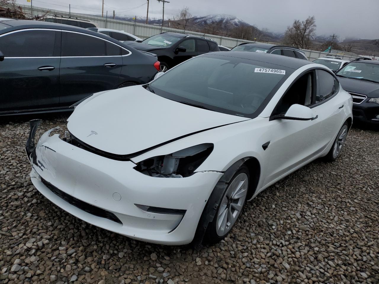 2022 TESLA MODEL 3  VIN:5YJ3E1EB0NF143604