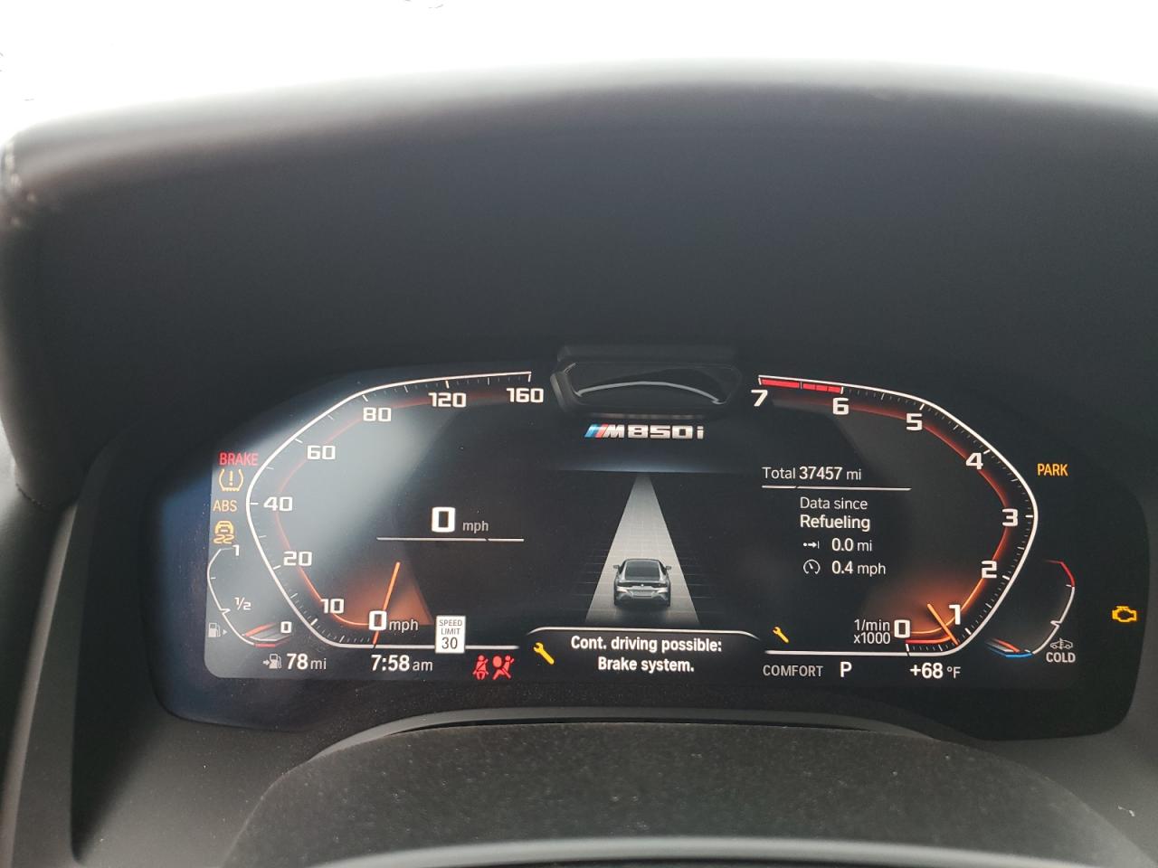 2022 BMW M850XI  VIN:WBAGV8C02NCH16558