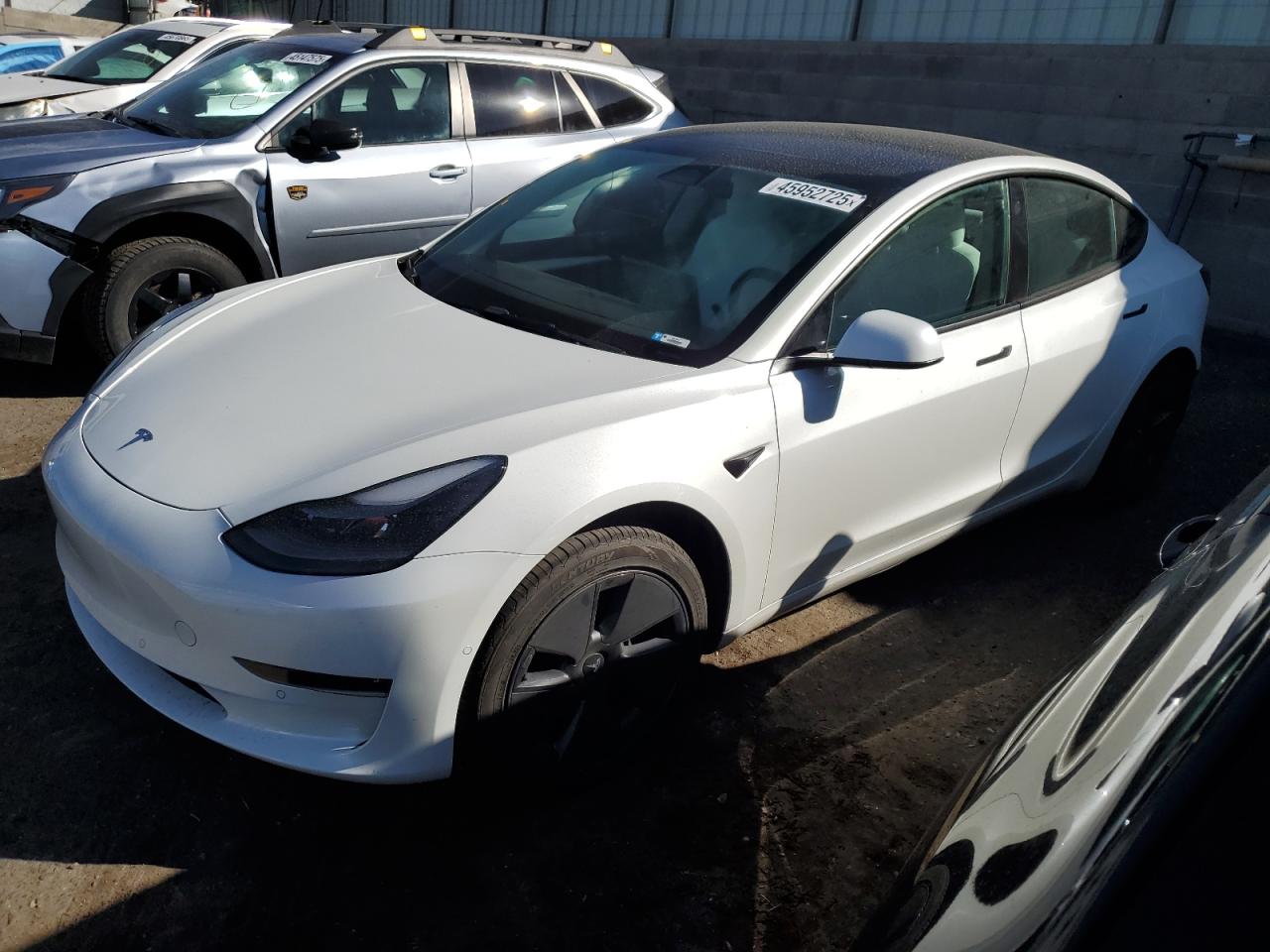 2022 TESLA MODEL 3  VIN:5YJ3E1EB4NF249277