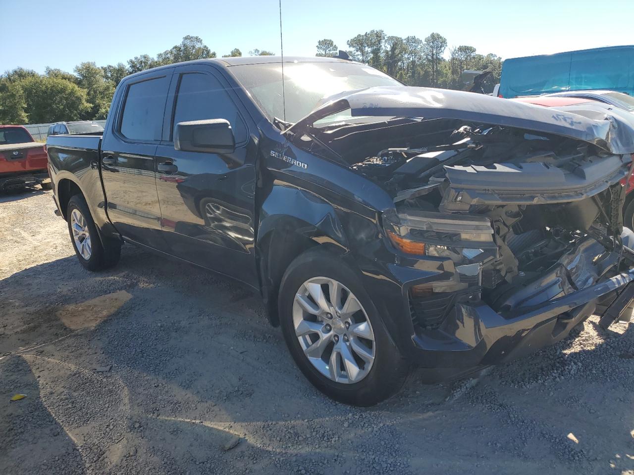 2022 CHEVROLET SILVERADO C1500 CUSTOM VIN:1GCPABEK9NZ553296