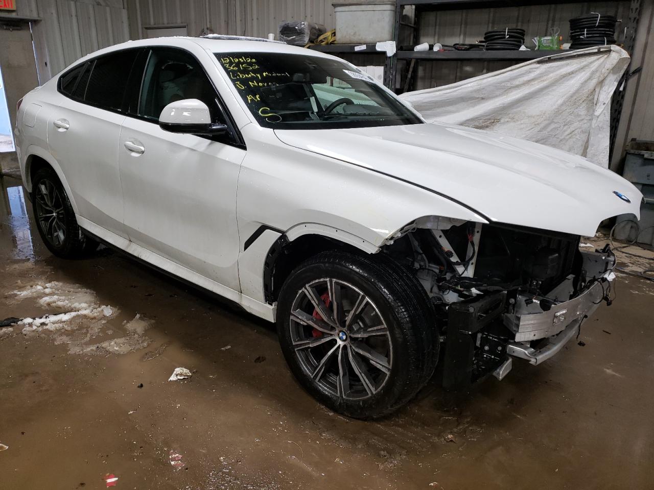 2022 BMW X6 XDRIVE40I VIN:5UXCY6C09N9N21417