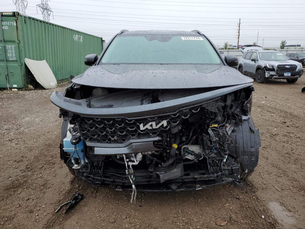 2022 KIA SORENTO S VIN:5XYRL4LC1NG087615