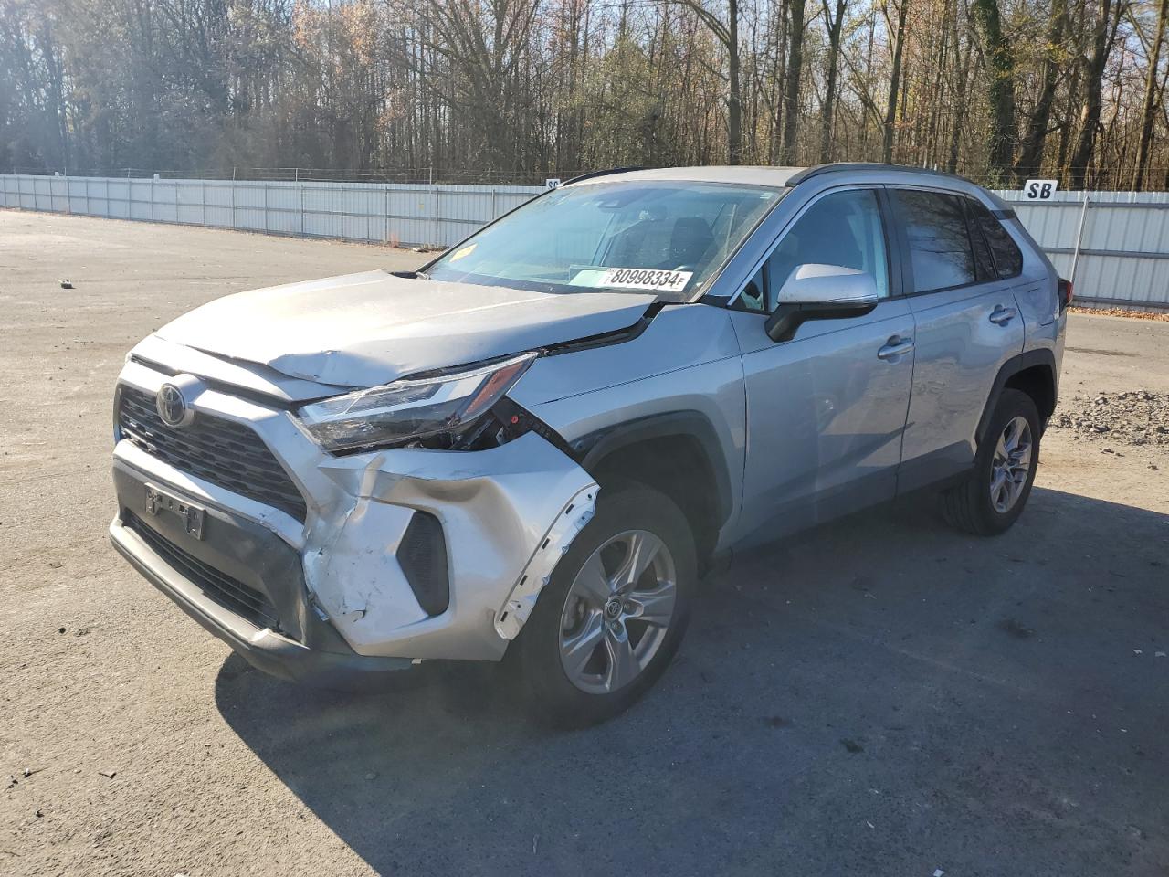 2022 TOYOTA RAV4 XLE VIN:2T3P1RFV2NW275200