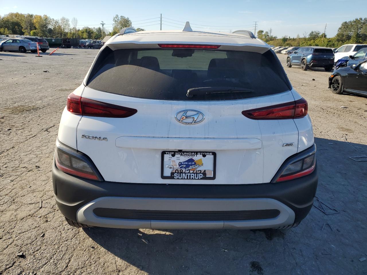 2022 HYUNDAI KONA SEL VIN:KM8K6CAB9NU831257