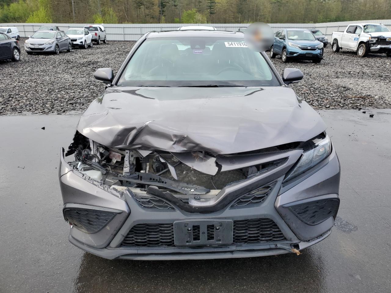 2022 TOYOTA CAMRY SE VIN:4T1G11BK0NU058380