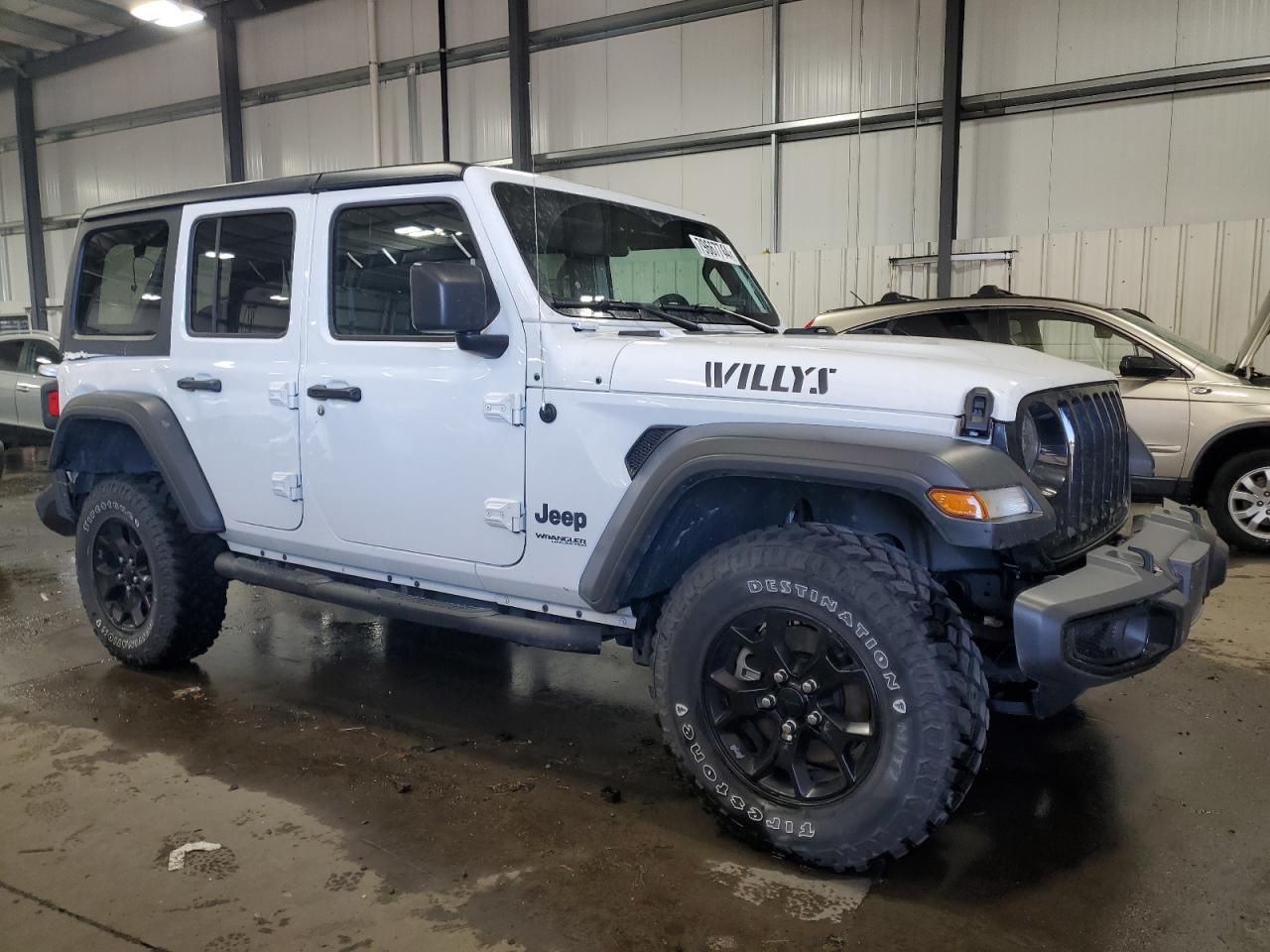 2022 JEEP WRANGLER UNLIMITED SPORT VIN:1C4HJXDM7NW244562